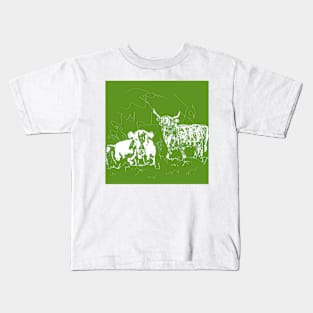 How now green cow !! Kids T-Shirt